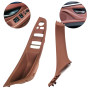 Set de mânere interioare față pentru BMW seria 5 F10 F11, maro, piese interioare