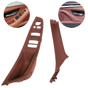 Set de mânere interioare față pentru BMW seria 5 F10 F11, rosu-maro, piese interioare