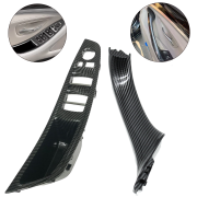 Set de mânere interioare față pentru BMW seria 5 F10 F11, carbon, piese interioare