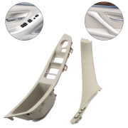 Set de mânere interioare față pentru BMW Seria 5 F10 F11, bej deschis, piese interioare, fără retractare