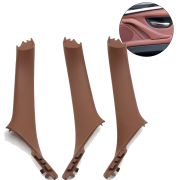 Set de 3 mânere interioare pentru BMW Seria 5 F10/F11, maro, piese interioare