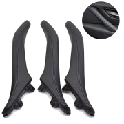Set de 3 mânere interioare complete pentru BMW Seria 5 F10 F11, negre