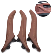 Set de 3 mânere interioare complete pentru BMW Seria 5 F10 F11, maro