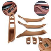 Set complet de mânere interioare pentru BMW Seria 5 F10 F11, Șampanie, piese interioare