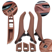 Set complet de mânere interioare pentru BMW Seria 5 F10 F11, maro - mânere întregi