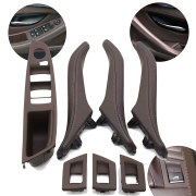 Set complet mânere interioare pentru BMW seria 5 F10 F11, moka, mânere și panou fără retragere oglinzi