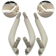 Set de 3 mânere interioare pentru BMW X5 X6 F15 F16, bej deschis, piese interioare