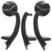 Set de 3 mânere interioare complete pentru BMW X5 X6 F15 F16, negre