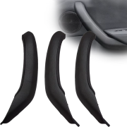 Set de 3 mânere interioare pentru BMW X3 X4 F25 F26, negre, huse din piele