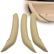 Set de 3 mânere interioare pentru BMW X3 X4 F25 F26, bej, huse din piele