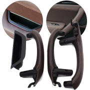 Set complet mânere interioare și panou pentru BMW X3 X4 F25 F26, negru si moka