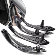 Set complet toate mânerele interioare pentru BMW Seria 3 F30 F31 F35 M3 F80, carbon – piese interioare
