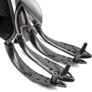 Set complet toate mânerele interioare pentru BMW Seria 3 4 F34 GT F36 Gran Coupe, carbon – piese interioare