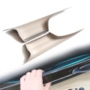 Set capace mânere interioare uși din față pentru BMW seria 7 F01 F02, bej deschis 
