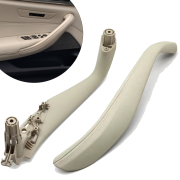 Mâner interior stânga față bej deschis pentru BMW seria 5 G30 G31 G38 M5 F90, 2 piese