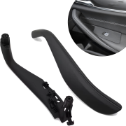 Mâner interior dreapta față negru pentru BMW seria 5 G30 G31 G38 M5 F90, 2 piese