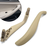 Mâner interior spate stânga bej pentru BMW seria 5 G30 G31 G38 M5 F90, 2 piese