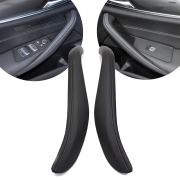 Set de 2 huse interioare din piele pentru BMW seria 5 G30 G31 G38 M5 F90, negre - stânga și dreapta