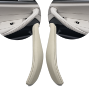 Set de 2 huse interioare din piele pentru BMW seria 5 G30 G31 G38 M5 F90, bej deschis - stânga și dreapta