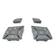 Butoane pentru volan pentru Mercedes-Benz W204 W212 W207 X204 W246 W218 W176 W172 A/B/C/E/GLK/CLA, gri deschis