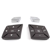 Butoane volan pentru Mercedes W204 W212 W207 X204 W246 W218 W176 W172, Moca cu crom