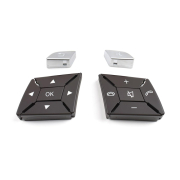Butoane pentru volan pentru Mercedes-Benz ML, GL, GLE, G W166 W463, Moka cu crom
