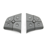 Butoane pentru volan pentru Mercedes-Benz W164 W215 W251 ML, GL, B, R, gri, 10 bucăți