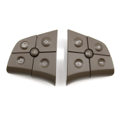 Butoane pentru volan pentru Mercedes-Benz W164 W215 W251 ML, GL, B, R, Maro, 10 bucăți
