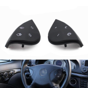Butoane pentru volan pentru Mercedes-Benz W211 E-Class (2003–2008), negre