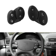 Butoane volan pentru Mercedes W463 W209 W211 W219 / CLK / E / CLS, Negru
