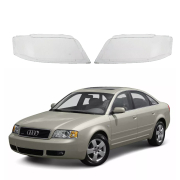 Комплект стъкла за фарове Audi A6 C5 (98-02), ляво и дясно