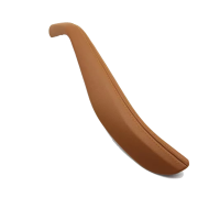 Capac din piele, culoare cognac, pentru mânerul interior al ușii din dreapta la BMW Seria 5 G30 G31 G38 F90 (M5)