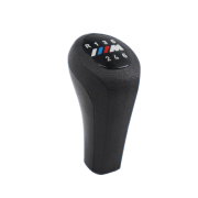 Nucă schimbător de viteze neagră, 6 trepte cu logo M pentru BMW Seria E - DZ044