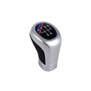 Nucă pentru schimbător de viteze neagră, cu crom M Performance, cu 5 viteze, pentru BMW Seria E – DZ103