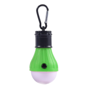 Bec suspendat fără fir cu cârlig pentru cort, lampă portabilă de camping, verde