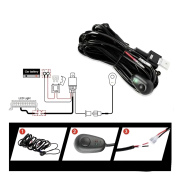 Set cabluri pentru instalarea barei LED / far halogen cu releu 12V-24V