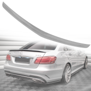 Spoiler portbagaj stil E63 / line AMG pentru Mercedes Clasa E W212 (2009-2016), gata pentru vopsire