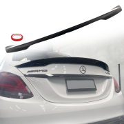 Eleron pentru portbagaj stil Carlsson pentru Mercedes Clasa C W205 (2014-2019), negru lucios