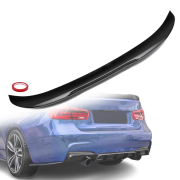 Заден лип спойлер за багажник PSM style на BMW 3 серия F30 (2011-2019), черен гланц