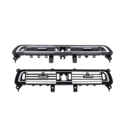 Grilă centrală / conductă de aer pentru BMW 7 F01 F02 neagră cu crom