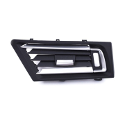 Grilă / conductă de aer dreapta pentru BMW 7 F01 F02 Neagră cu crom
