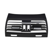 Grilă/conductă de aer spate pentru BMW 7 F01 F02 cu orificii pentru încălzire Negru cu 4 zone