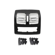 Grilă/conductă de aer cu aer condiționat spate pentru Mercedes Benz Clasa E W212 facelift negru cu spate cromat